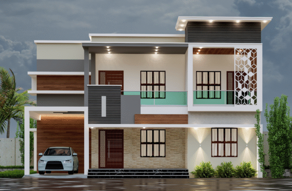 Open Concept 4BHK Plan