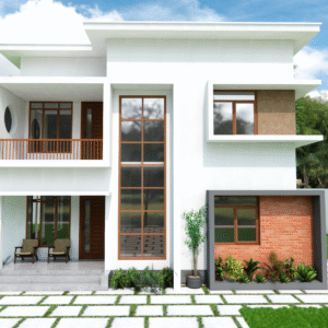 1727 Sqft Contemporary 3BHK Villa