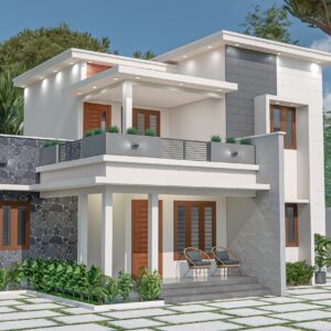 1811 Sqft Compact Duplex Layout