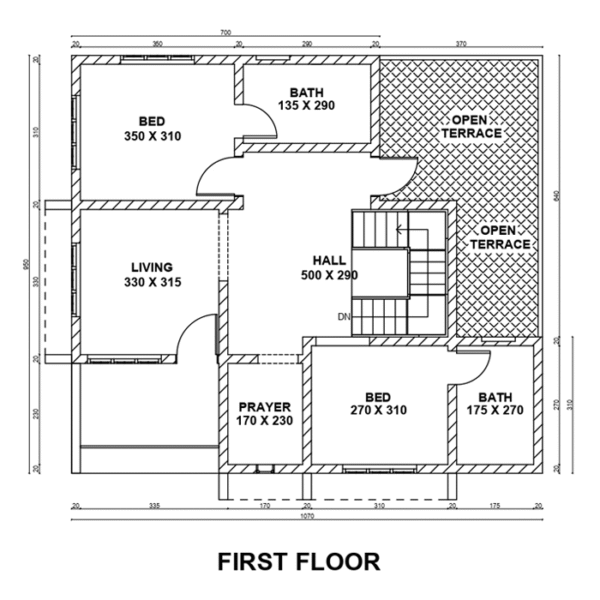 4BHK Luxury Living Plan - Image 4