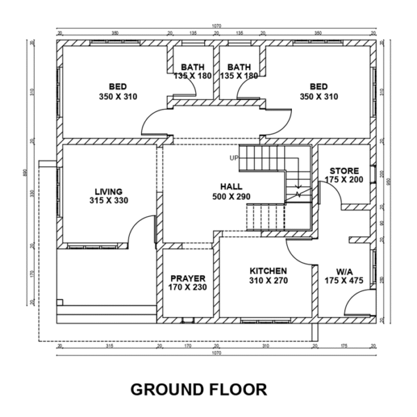 4BHK Luxury Living Plan - Image 3
