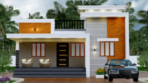 3BHK Single Floor Living Plan - Image 2