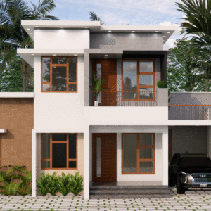 1258 Sqft Open Concept 2BHK Plan