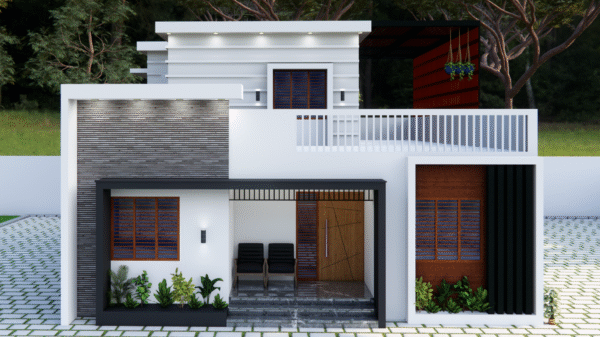 Open Concept 3BHK Plan