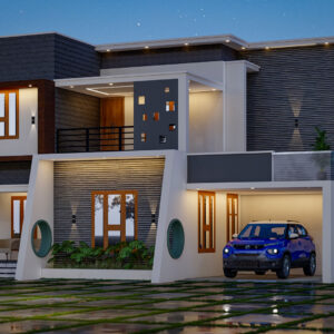 2687 Sqft 4BHK Double Floor Royal  Ultra Model House