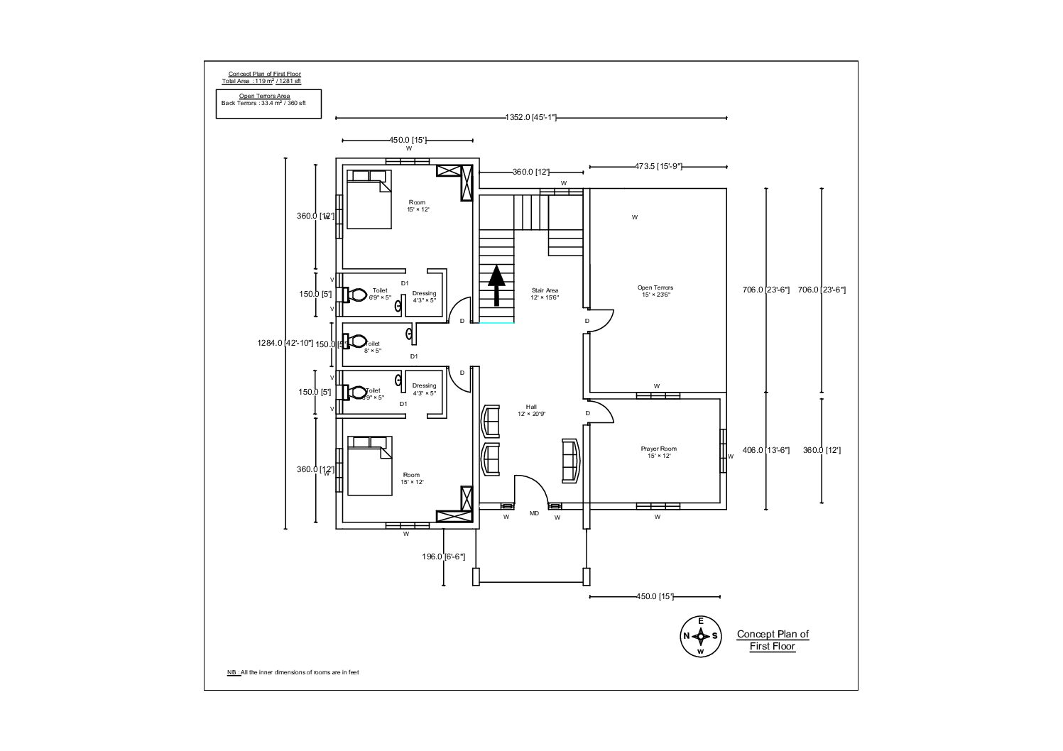 2921Sqft  Contemporary 5BHK Mordan House - Image 4